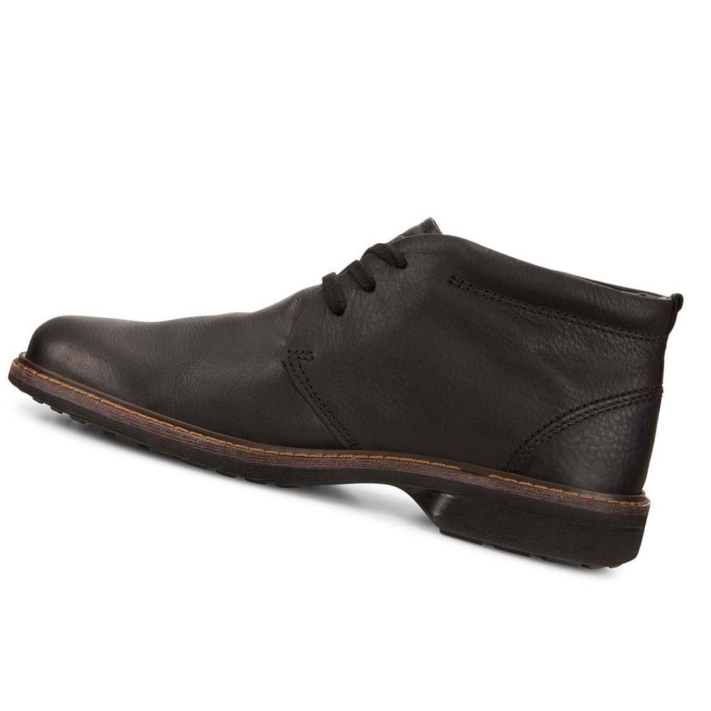 Ecco Turn Gtx Chukka Tie Pensko Herre Svarte | NO 535BEX